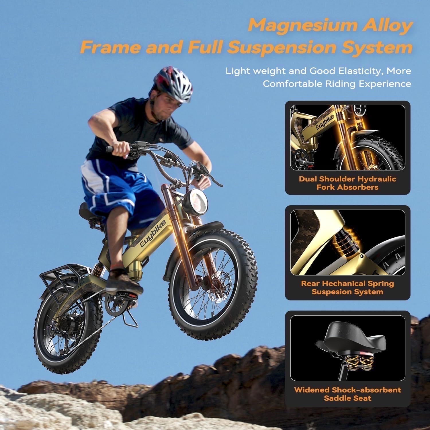 K6 Pro (K6F) Long Range Fat Tire eBike